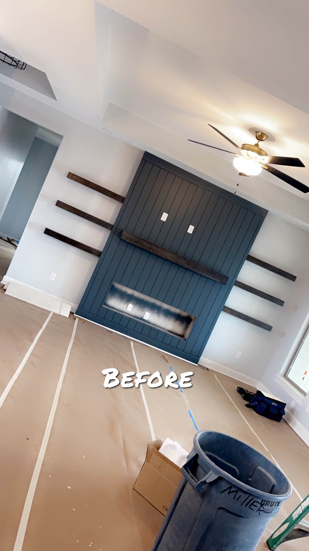 Great Room Turnover — before cleaning