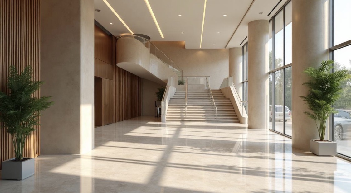 Lobby & Common Areas by ICT Post Construction Cleaning in Wichita