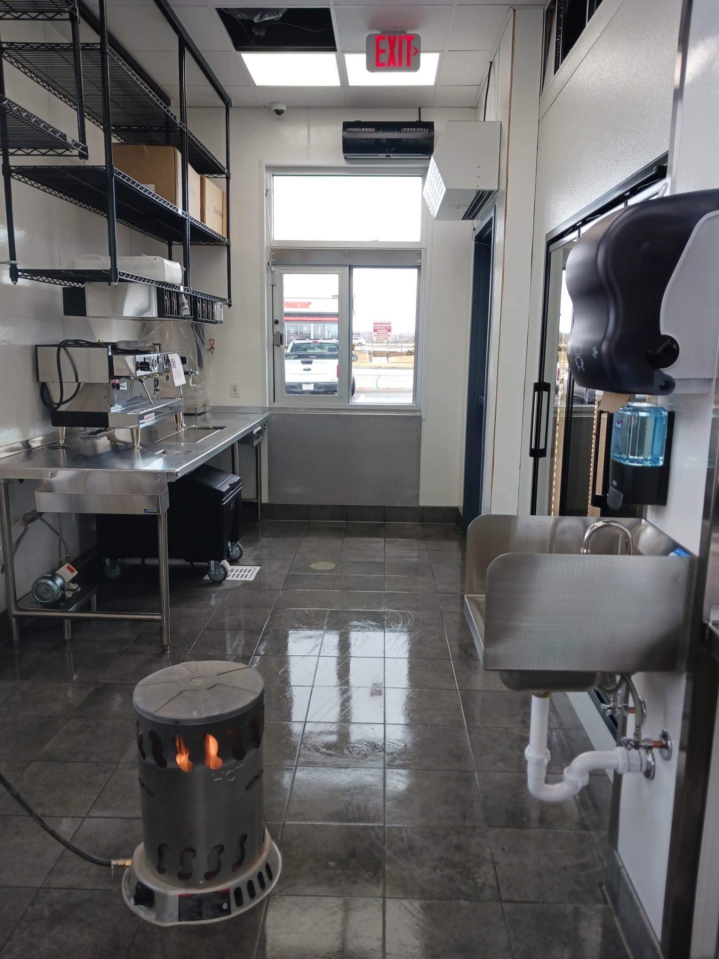 Cafe Back-of-House Final Clean by ICT Post Construction Cleaning in Wichita